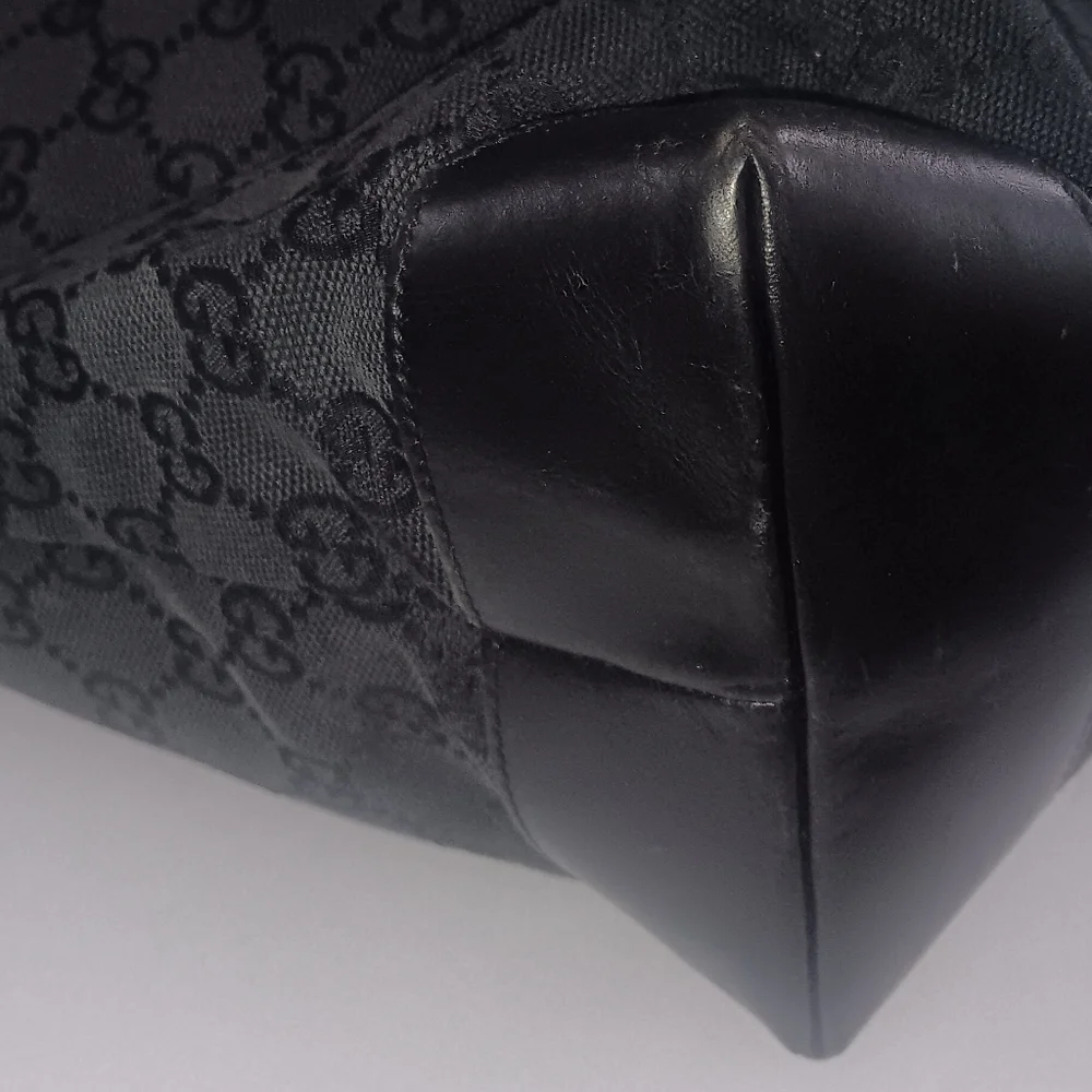 Gucci GG PREOWNED Tote Bag Gucci Monogram Black Tote Bag - Picture 6 of 7
